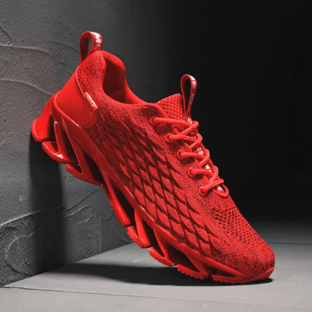 Responsive men's athletic sport sneakers for superior running and training performance. Lightweight and comfortable gym footwear.