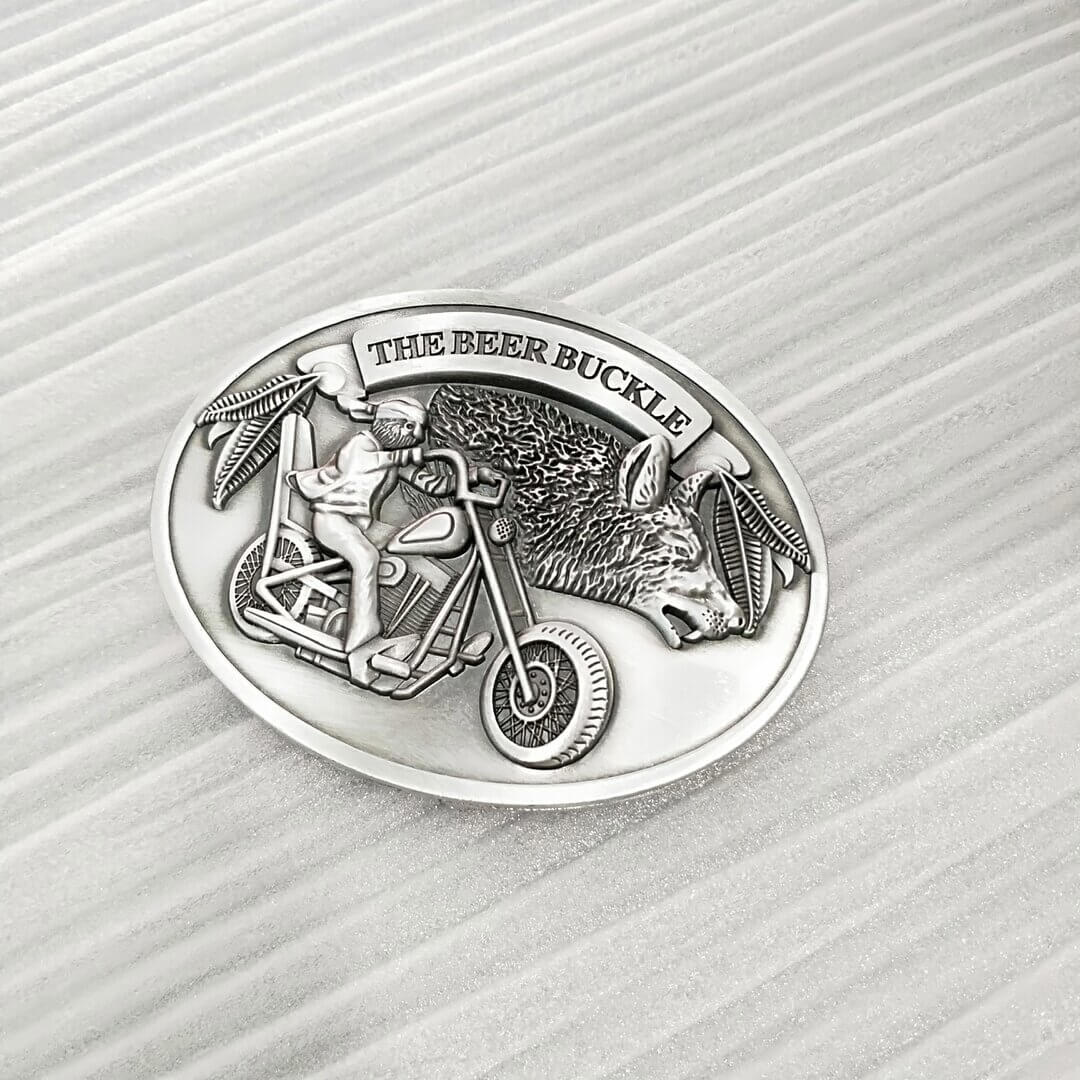The ultimate party accessory: men's retractable belt buckle beer & drink holder.