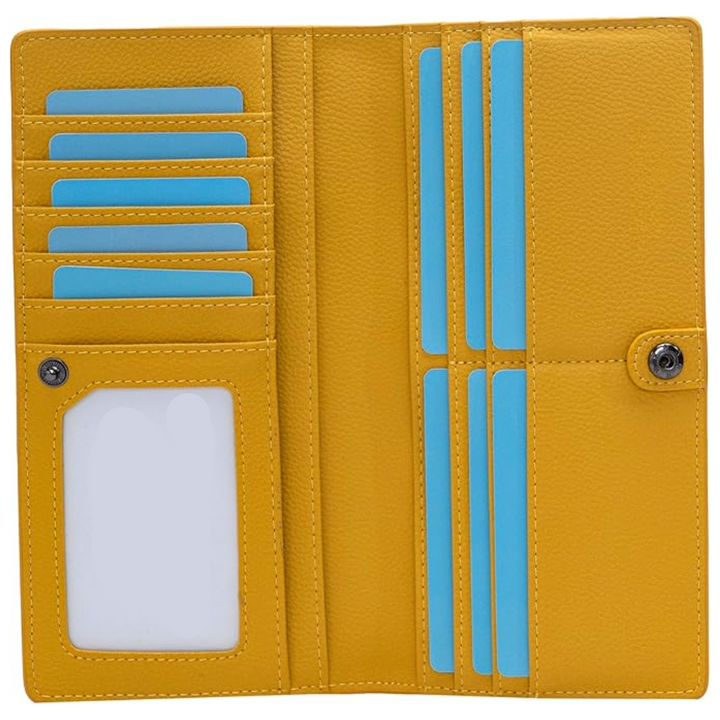 Perfect gift for him: secure men's RFID blocking card holder wallet, sleek & minimalist.