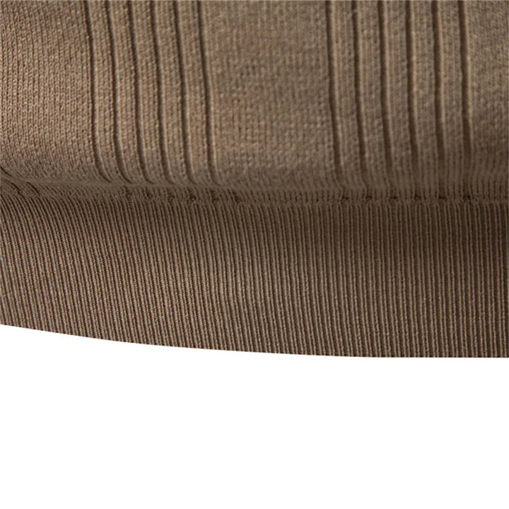 Everyday men's ribbed henley shirt. A comfortable and classic short sleeve top for versatile styling.