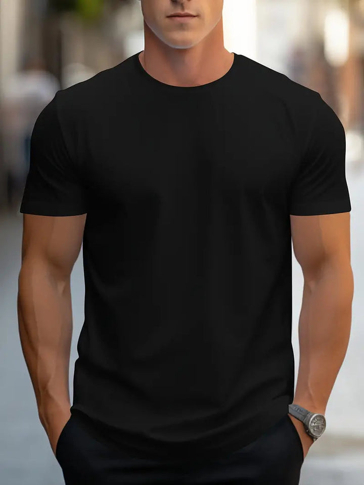Casual men's everyday crew neck t-shirt. Essential short sleeve tee for comfortable, modern style.