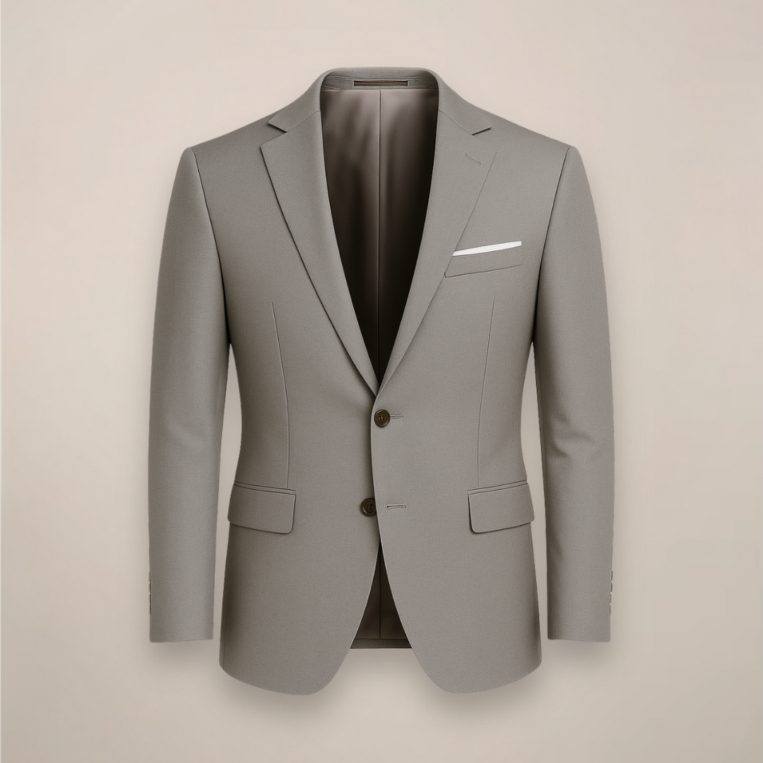 Stylish men's tailored blazer, ideal for formal occasions, weddings, or modern business wear.