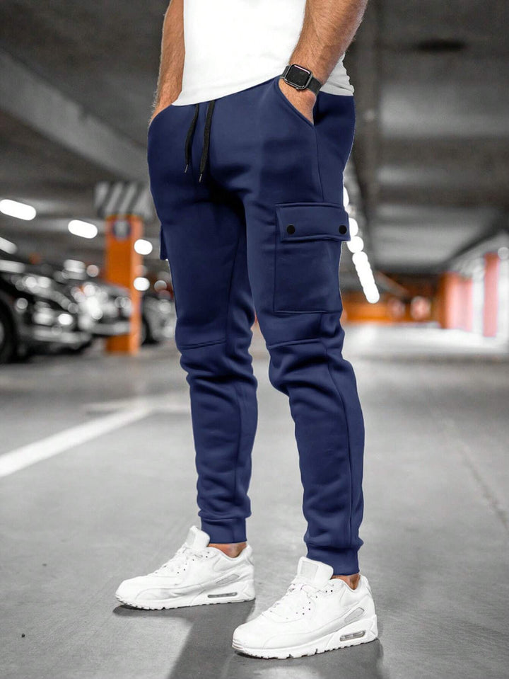 Relaxed men's slim-fit joggers, ultimate comfort for casual and athletic wear.