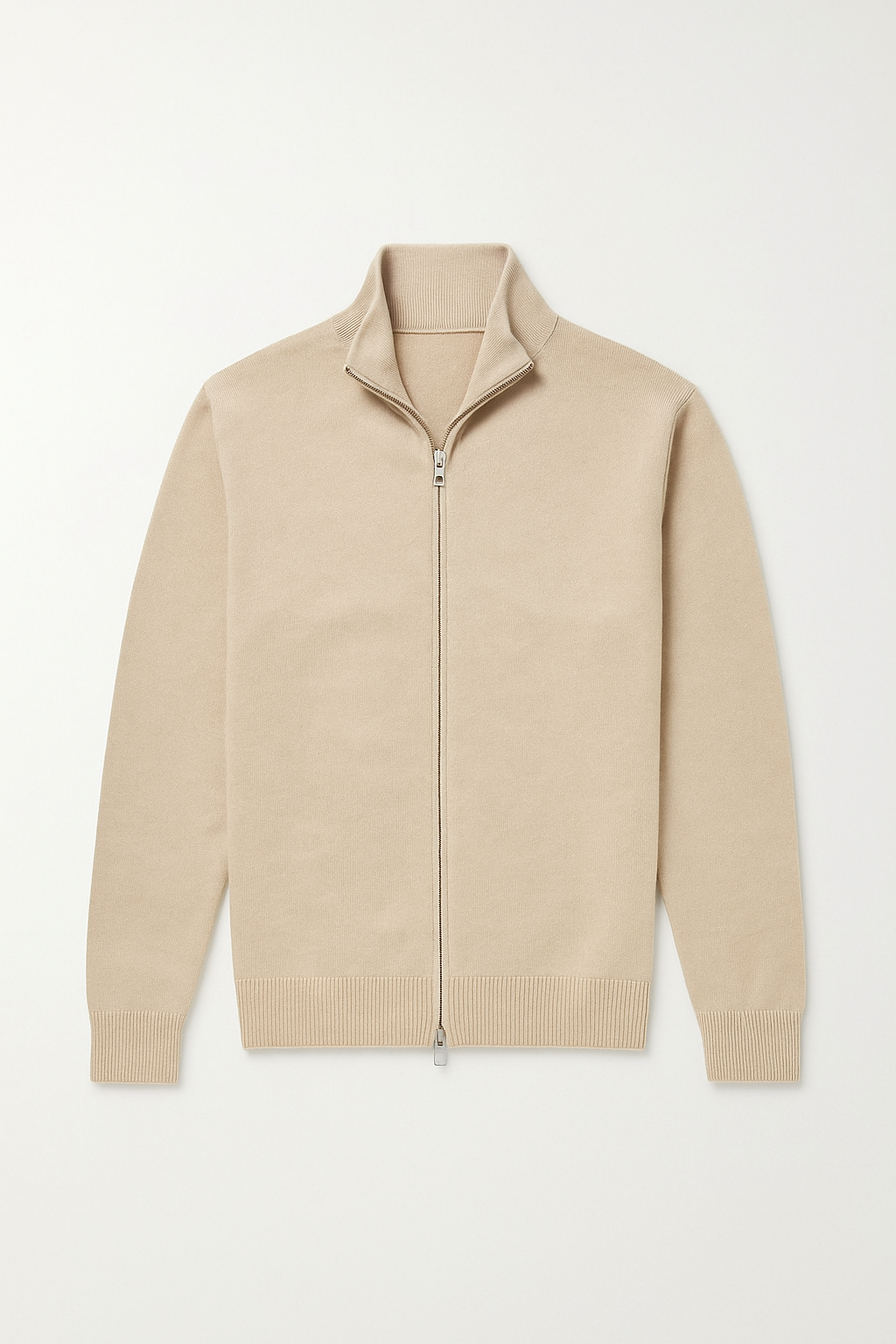 Men's stylish slim fit zip jacket offers modern comfort. Lightweight, stand collar design, perfect all seasons outerwear.