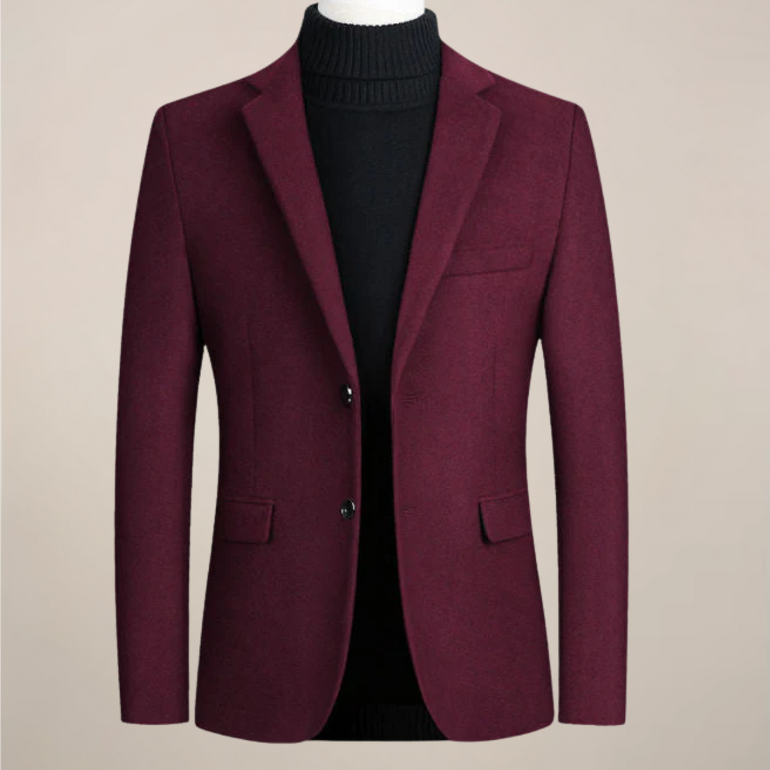 Men's smart casual blazer, a versatile tailored jacket for modern business or sophisticated everyday wear.