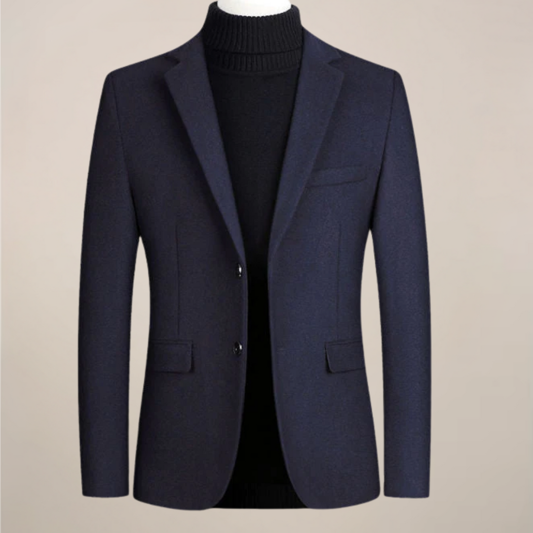 Premium tailored men's blazer in a smart casual style, a key piece for versatile and modern men's fashion.
