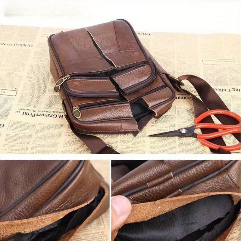 Professional men's business bag, a stylish & spacious messenger for daily essentials & travel.