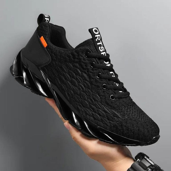 StrideMax men's support walking shoes, cushioning for joint relief & ultimate comfort during long walks.