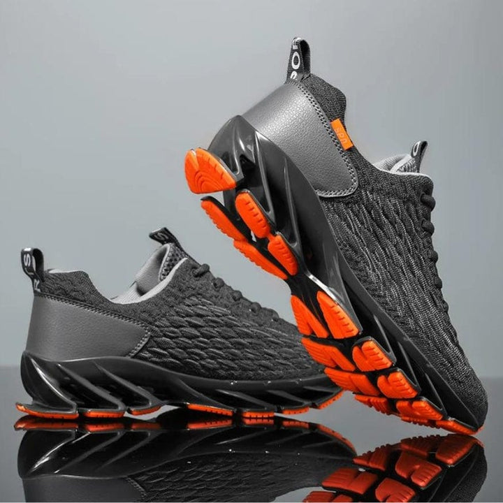 StrideMax men's walking shoes providing superior support & all-day comfort for long walks & active use.