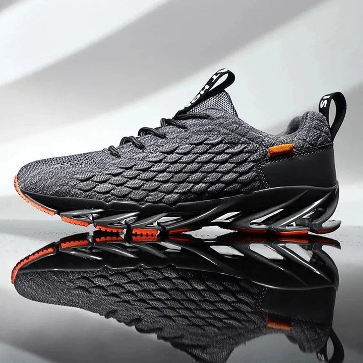 Side view of Men's StrideMax comfort walking shoes, perfect for daily wear, lightweight & joint relief.