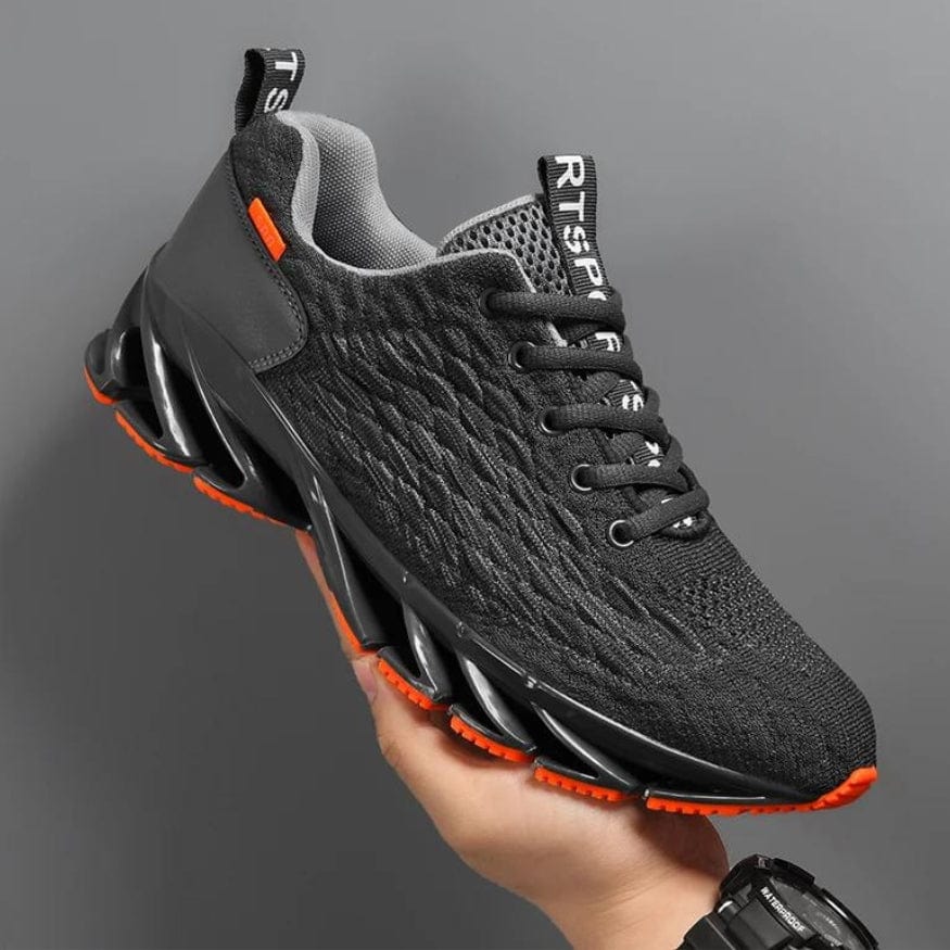StrideMax men's walking shoes, ideal for active daily wear, offering comfort, support & flexible movement.