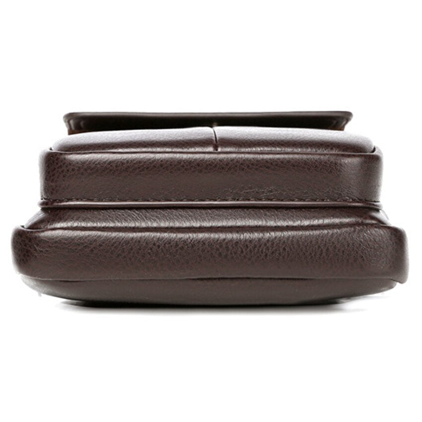 Men's travel-ready vertical shoulder bag, compact and designed for comfort & style.