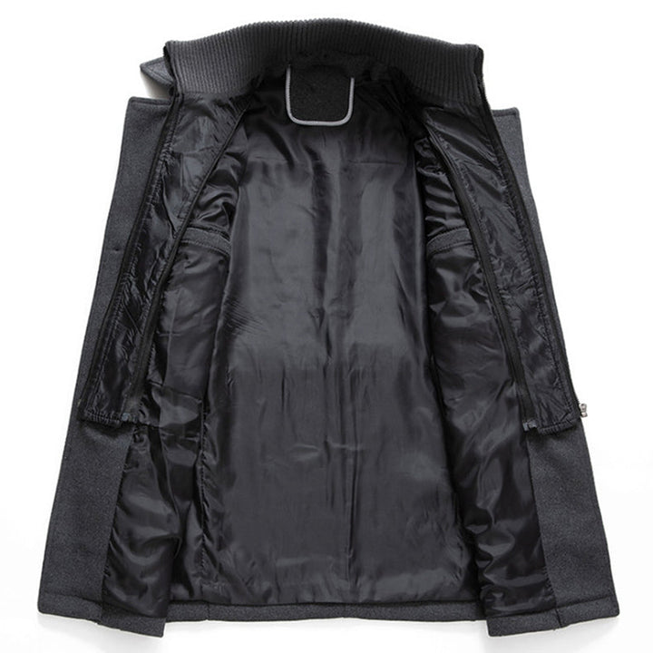 Essential men's tailored military jacket, a modern outerwear layering piece for smart casual style.