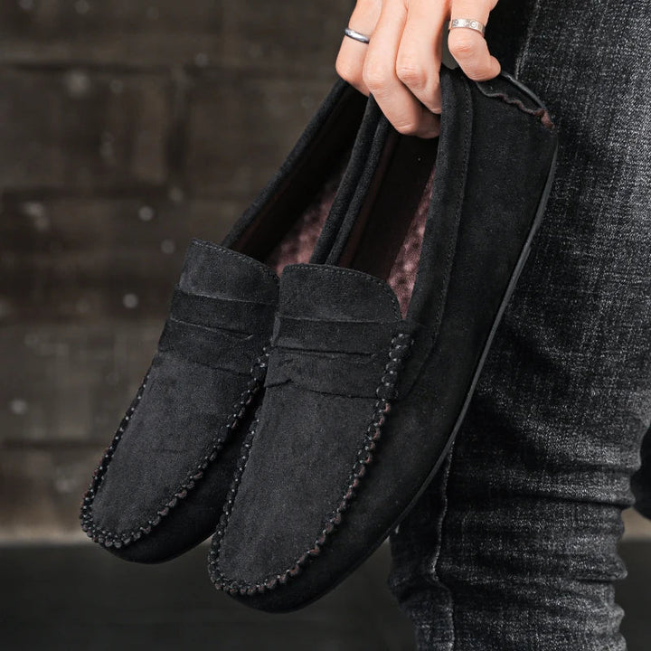 Durable men's slip-on loafers, the Tivoli perfect for everyday walking & versatile casual footwear.