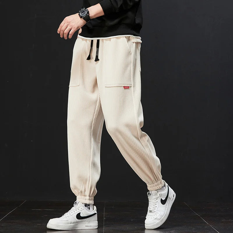 Men's ultimate comfort joggers, relaxed fit, drawstring waist for everyday stylish and comfortable wear.