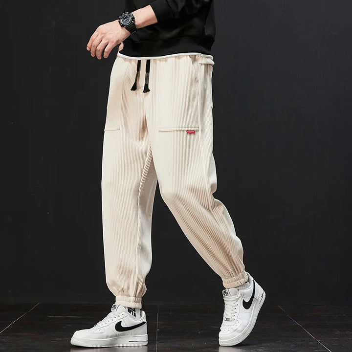 Men's ultimate comfort joggers, relaxed fit, drawstring waist for everyday stylish and comfortable wear.