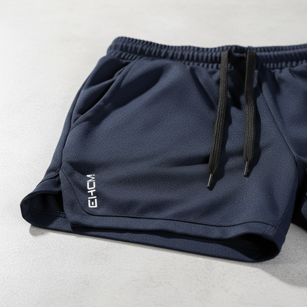 Casual men's ultralight summer shorts with drawstring. Enjoy breathable comfort & freedom in warm weather.