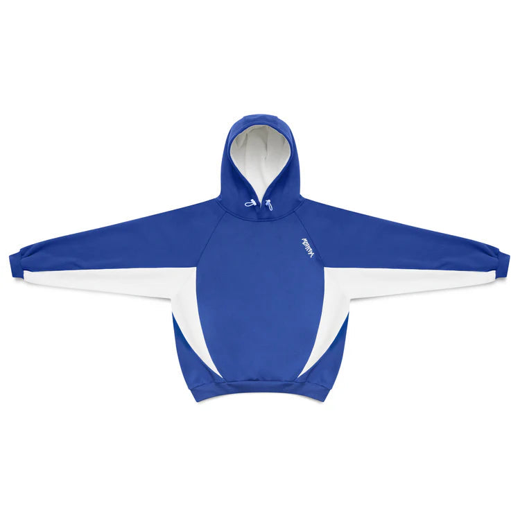 Men's Velden oversized hoodie. Sporty contrast panel detail adds a modern touch. Ultimate comfort & style.