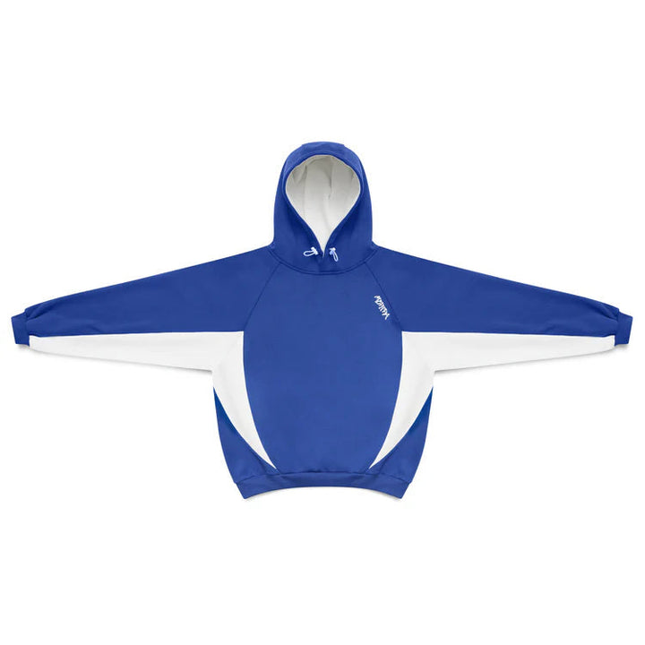 Men's Velden oversized hoodie. Sporty contrast panel detail adds a modern touch. Ultimate comfort & style.