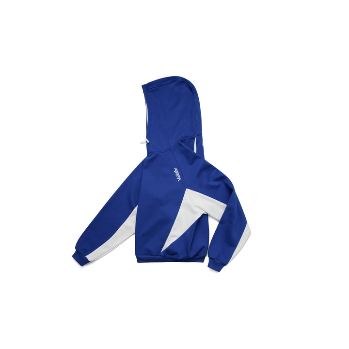 Relaxed fit Velden men's oversized hoodie. Sporty contrast panels are ideal for an active casual lifestyle.