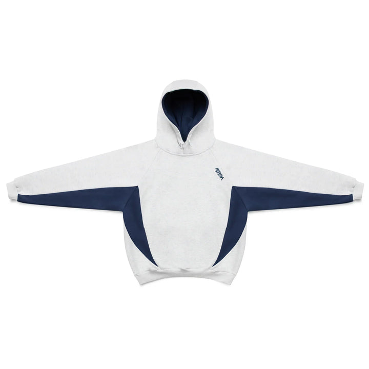 Soft men's Velden oversized hoodie. Versatile with sporty contrast panels for a modern street style look.