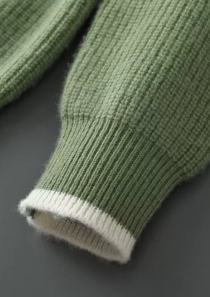 Men's fashion pullover: versatile crew neck sweater for smart casual outfits.