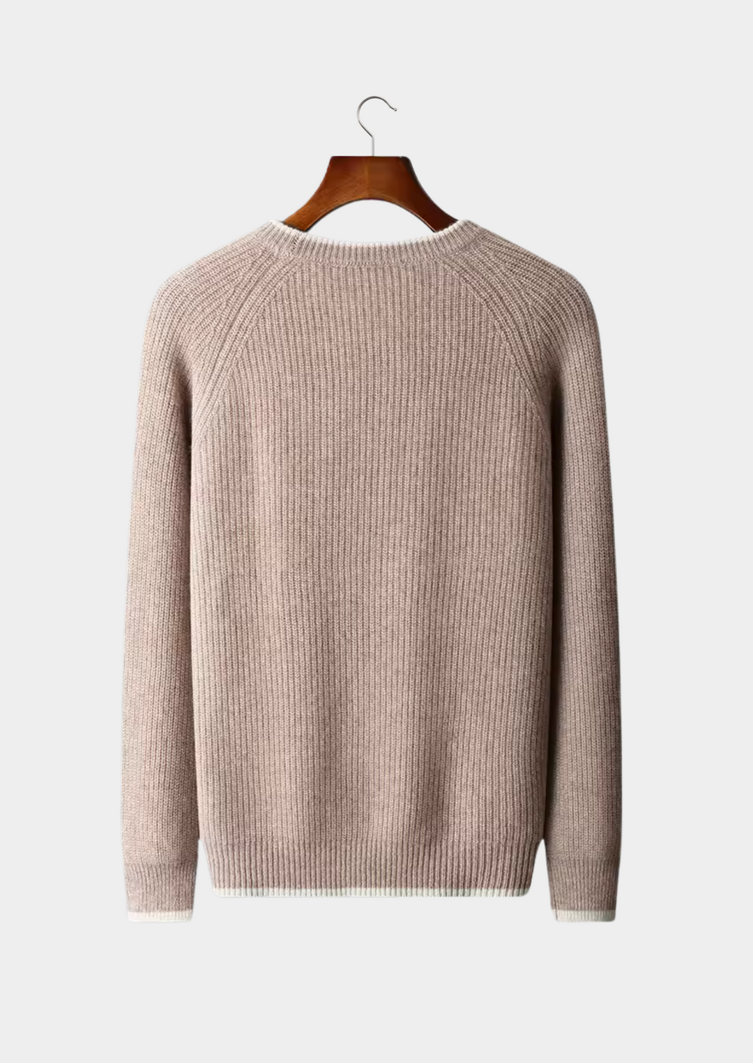 Stylish men's crew neck jumper, perfect for casual or smart casual wear.