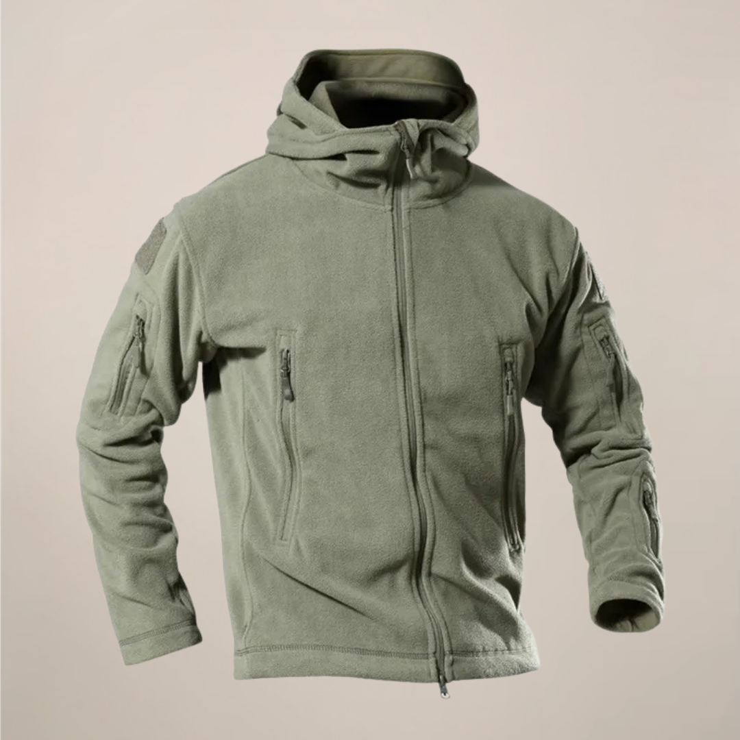 Men's versatile hooded autumn jacket. Lightweight, water-resistant, perfect for fall outdoor wear & casual style.