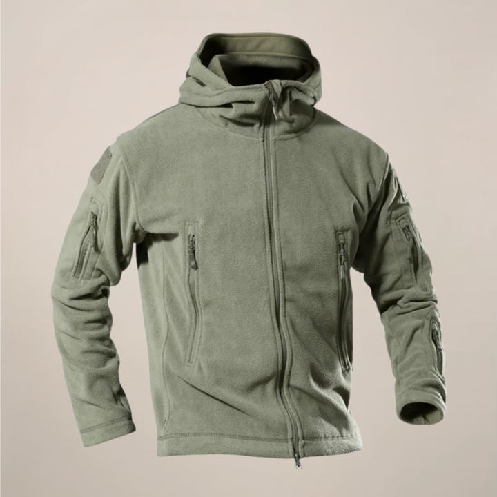 Men's versatile hooded autumn jacket. Lightweight, water-resistant, perfect for fall outdoor wear & casual style.