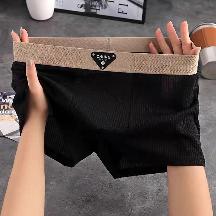 Soft & breathable waffle knit men's boxer shorts. Premium comfort loungewear and daily essential underwear.