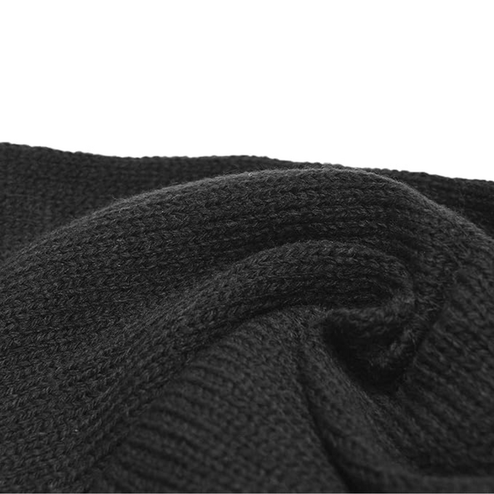 Men's durable double layer knit scarf, designed for warmth in harsh winters.