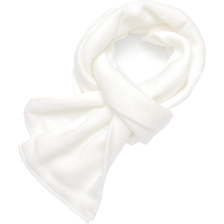 Cozy acrylic double layer knit scarf for men, essential cold weather accessory.