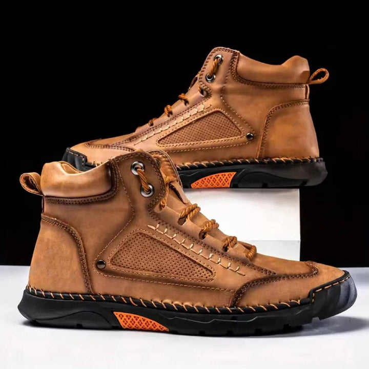Durable men's waterproof trail boots, built for challenging outdoor adventures in all weather conditions.