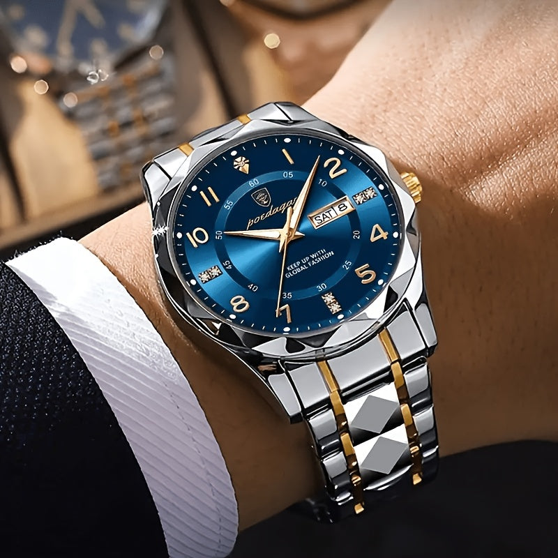 Stylish men's waterproof sports watch, a great gift for men; ideal men's accessory for any occasion.