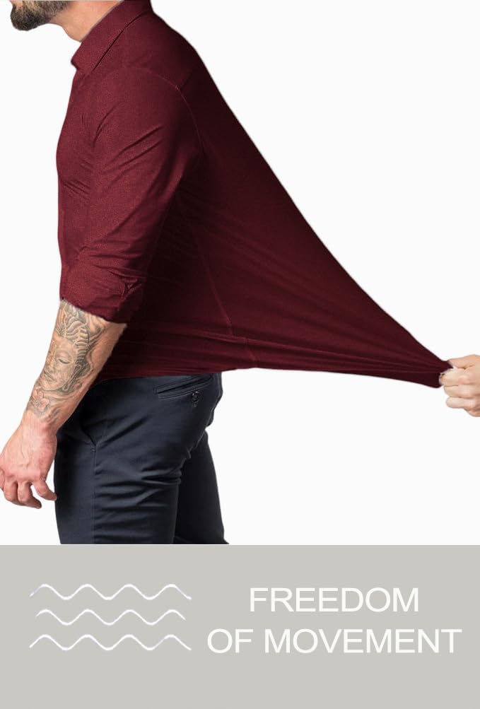 Stylish men's formal shirt. Slim fit, wrinkle-free fabric, a must-have for modern menswear.