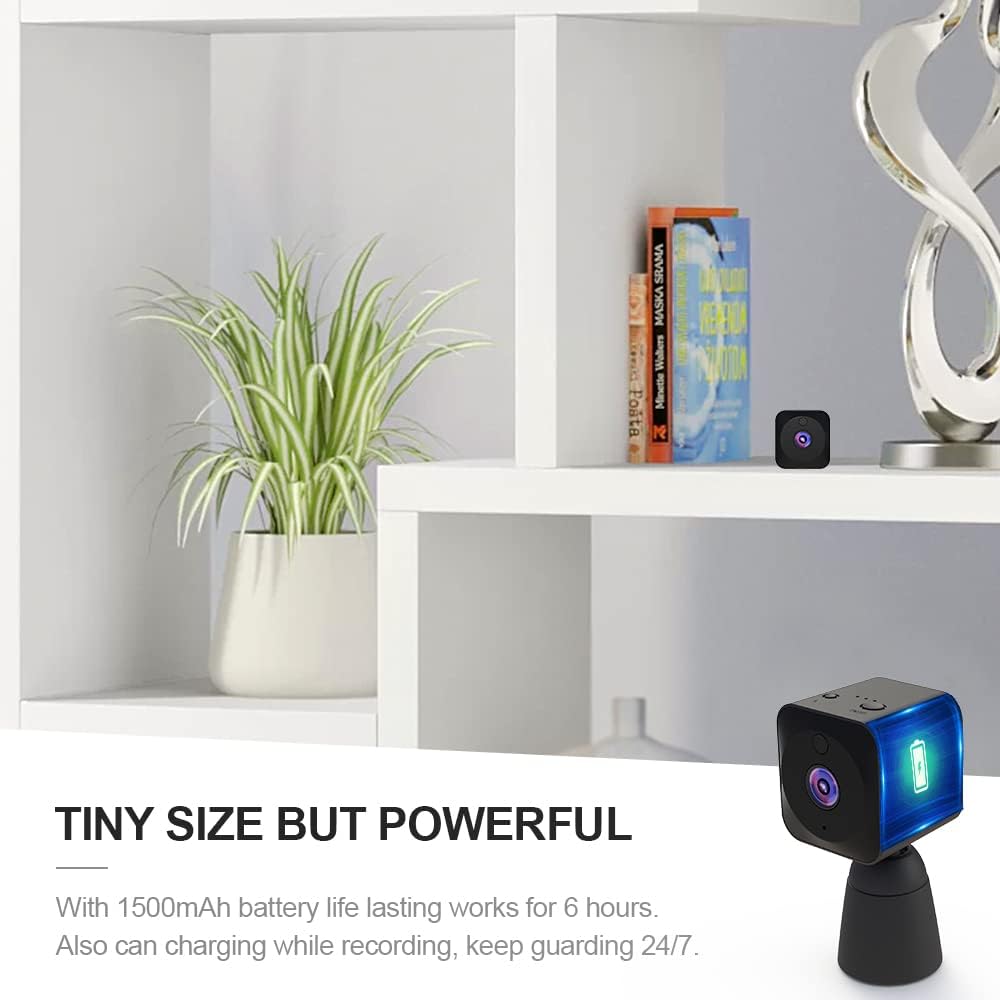 High-definition 4K WiFi hidden camera with motion detection for superior indoor security.