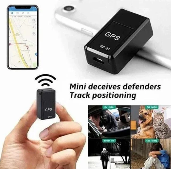 Mini GPS tracker with magnetic attachment. Securely track vehicles, assets, or pets with ease.