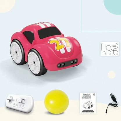 Mini Remote Control Stunt Car racing under a child's supervision, engaging and interactive toy