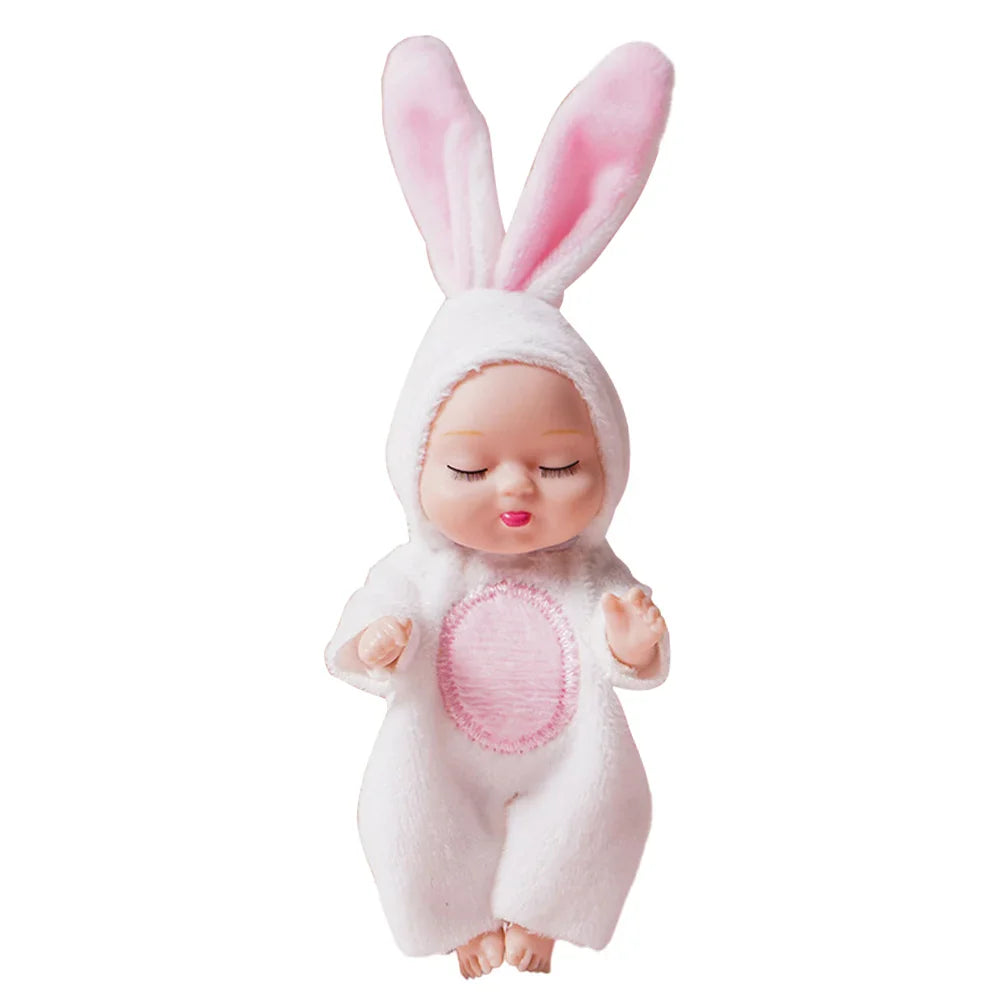 Collection of 6 lifelike mini baby dolls, ideal toddler gift for imaginative and nurturing play.