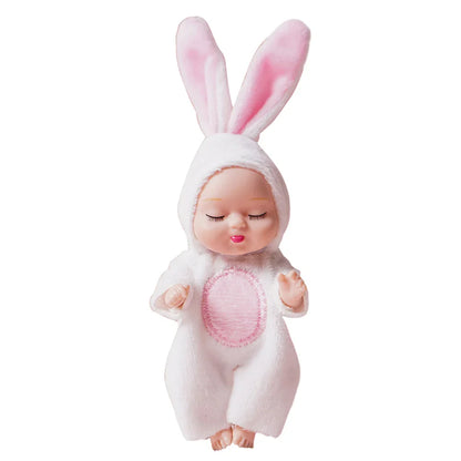 Collection of 6 lifelike mini baby dolls, ideal toddler gift for imaginative and nurturing play.