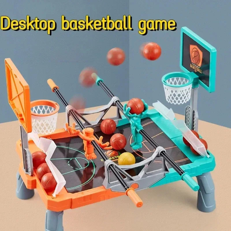 Plastic Mini Slam Dunk desktop basketball game, portable and fun for all ages
