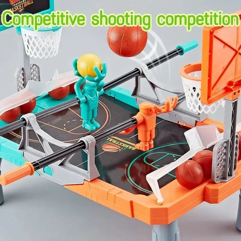 Miniature basketball game with a ball, perfect for family fun and stress relief