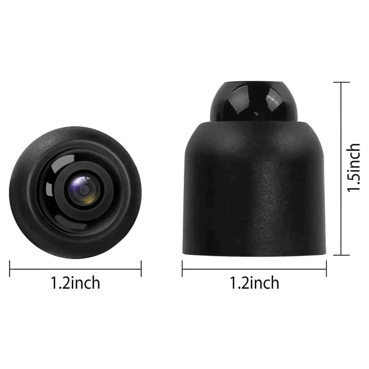 Portable mini camera, ideal for discreet surveillance. Offers wireless setup and essential night vision for security.