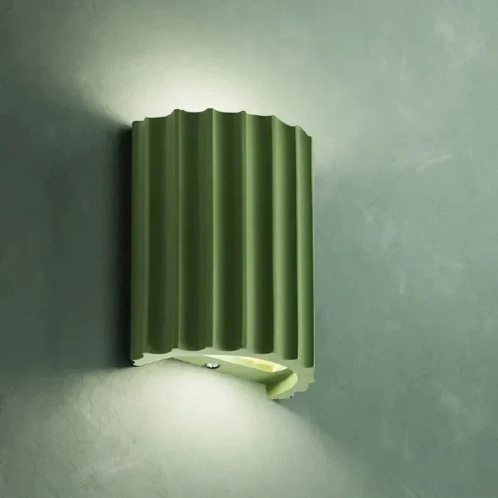 ArtisticWave modern LED wall lamp, adds a unique artistic touch to any room.