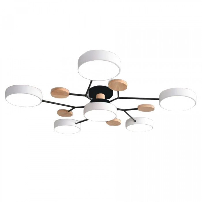 Energy-efficient modern LED ceiling lamp, branching design, for elegant home lighting.