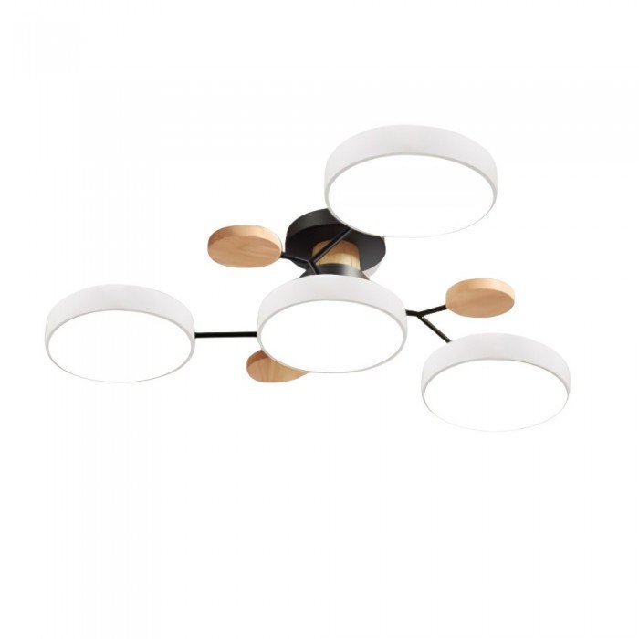 Nordic design LED ceiling lamp, warm white light, perfect for contemporary spaces.