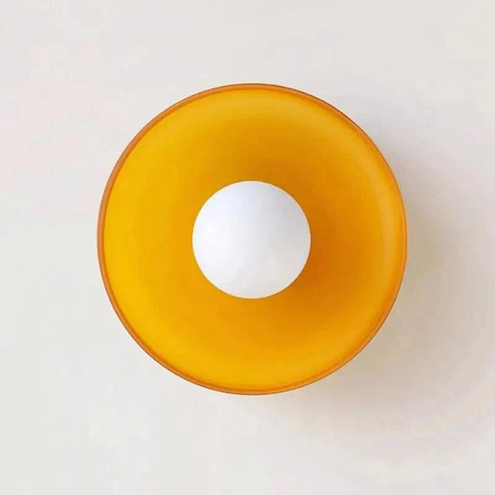 Stylish modern glass ceiling fixture, provides elegant lighting and home ambiance.
