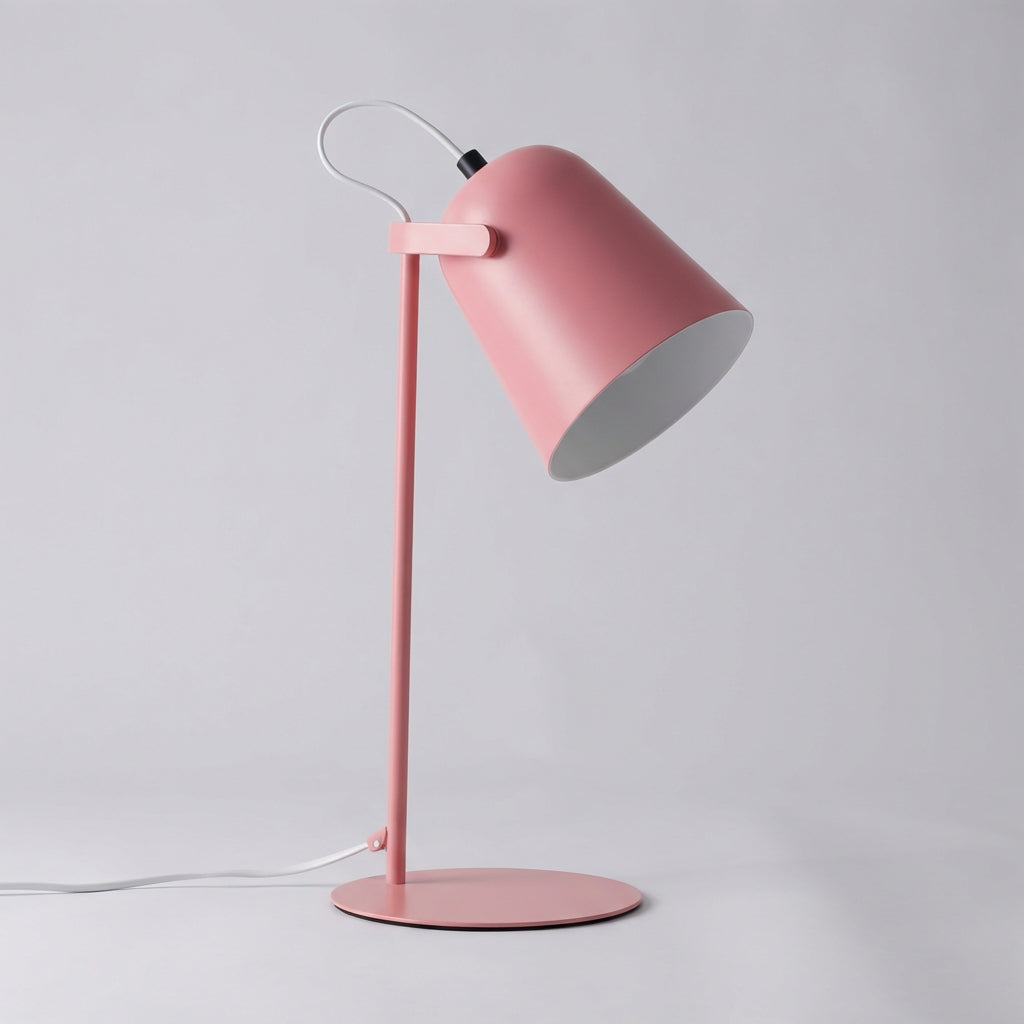 Minimalist Glintor task lamp with adjustable arm, perfect for reading and office workspace.