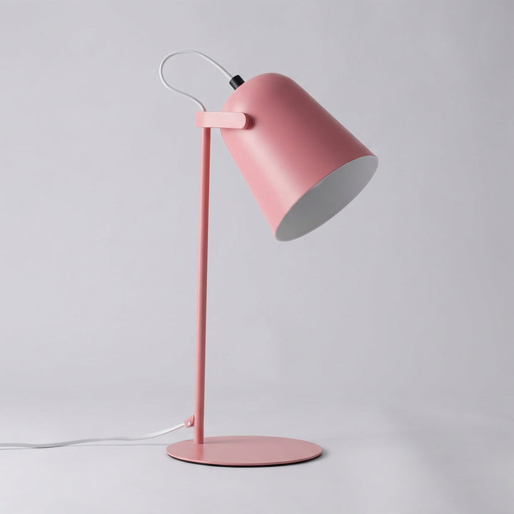 Minimalist Glintor task lamp with adjustable arm, perfect for reading and office workspace.