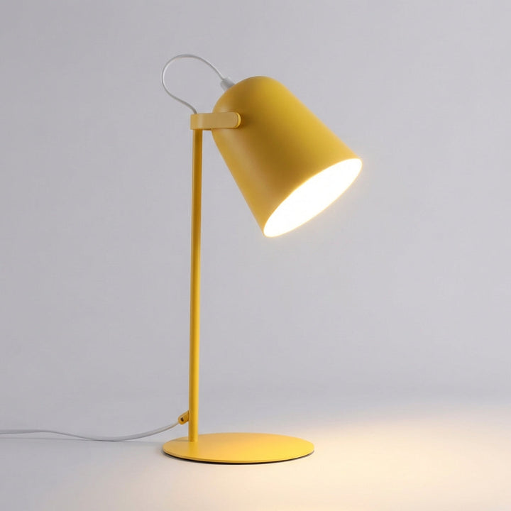Modern Glintor adjustable desk lamp, perfect for minimalist home offices & focused work tasks.